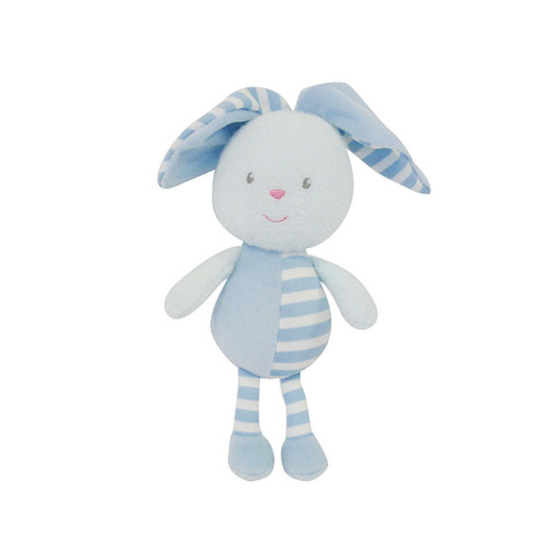  luminou peluche luminescente lapin bleu 20 cm 